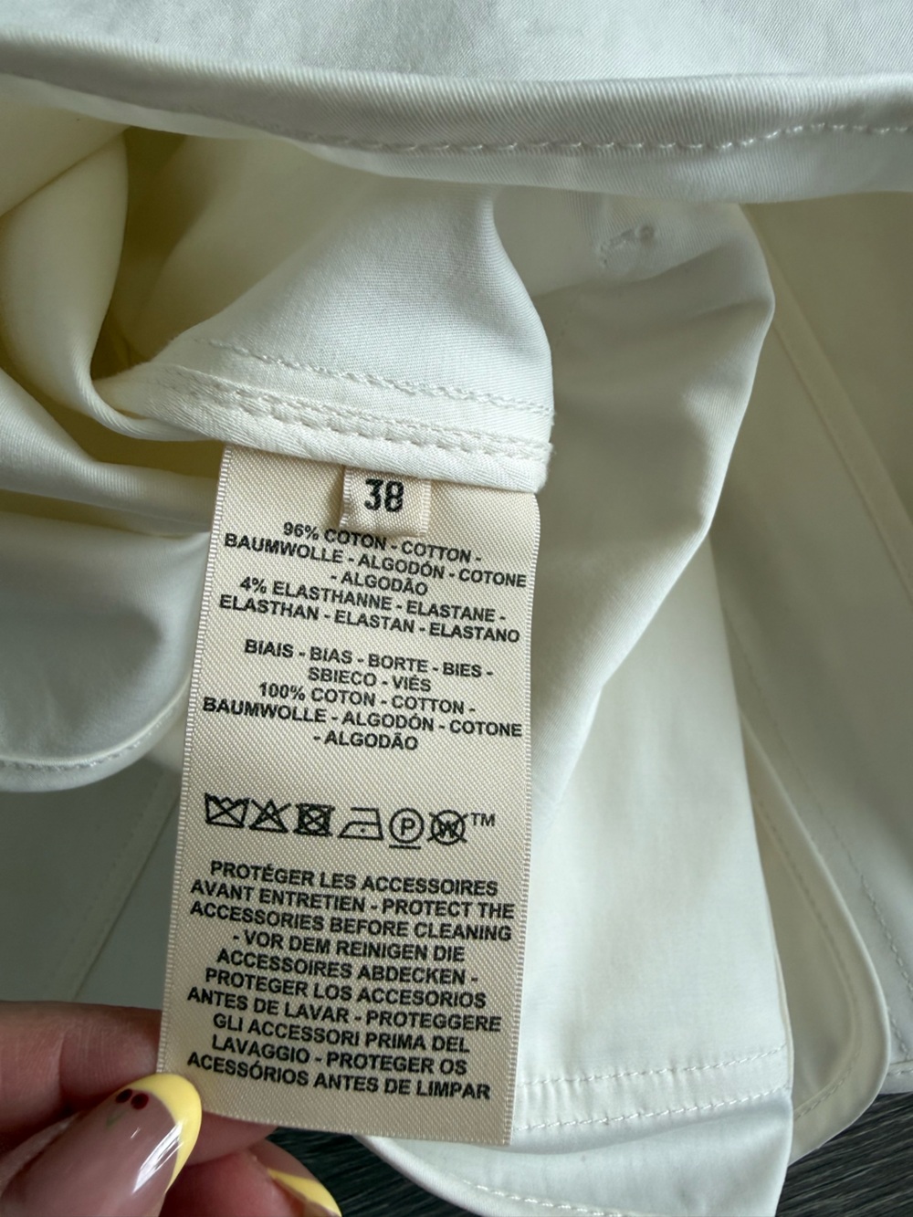 Quilt-Pocket White Women's Jacket - Picture 8 of 8